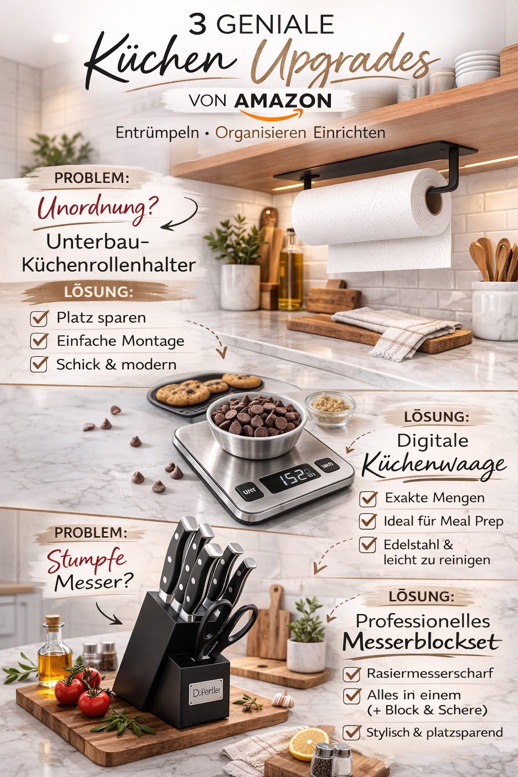  3 Geniale Küchenhelfer von Amazon, die deine Küche sofort aufwerten